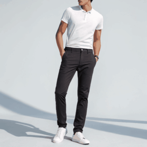 Casual Lawn Shirt for Men with Pocket Detail